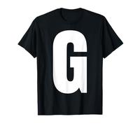 Lettre B Majuscule Alphabet Gras Monogramme Assorti T-Shirt