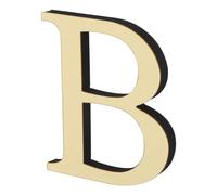 Lettre B Murale Décorative en Acrylique Effet Miroir Élégant | Autocollant Auto-adhésif sans Outil, Design Tridimensionnel, pour Salons, Carreaux, Meubles et Décorations D'événements