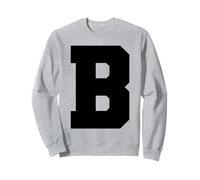 Lettre B noire sur Sweatshirt