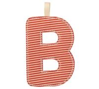 Lettre en tissu phosphorescente rose B