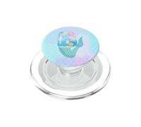 Lettre B sirène Alphabet Design Graphique PopSockets PopGrip pour MagSafe