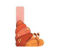 Lettre bois L rose Mon premier alphabet Moulin Roty