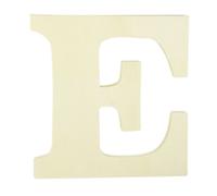 Lettre bois naturel 12cm E