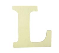 Lettre bois naturel 12cm L