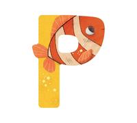 Moulin Roty - Lettre P en Bois - Moulin Roty