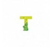 Lettre Bois T Vert L'alphabet - Moulin Roty