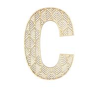 Lettre C En Bois Alphabet Géant Ajouré 24 Cm