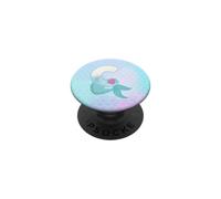 Lettre C Motif sirène Alphabet Graphique PopSockets PopGrip Adhésif
