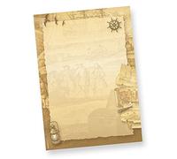 Lettre & carte au trésor pirate (lot de 50)