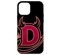 Lettre D Diable Art Flamboyant Cornes Queue Style Gothique Coque pour iPhone 12 mini