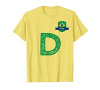 Lettre D Drapeau du Brésil Yw T-Shirt