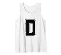 Lettre D Grande Majuscule en Gras Lettre D Lettre Alphabet Monogramme Débardeur