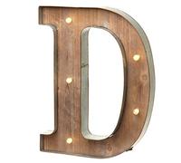Lettre "D" Lumineuse Design Industriel par Heaven Sends