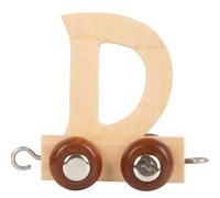 Lettre D Train en bois couleur Naturelle Small foot by Legler® -