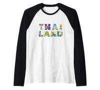 Lettre d'art thaïlandaise - Scènes et Symboles emblématiques Manche Raglan