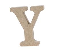 Lettre de L’alphabet en Bois Y, Panneau en Panneau de Fibres