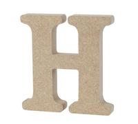 Lettre de L'alphabet en Bois H, Plaque Décorative Mdf | Décoration Mariage et Jardin, Apprentissage Lecture, Jouet Intellectuel pour Garçon et Filles et Bébés