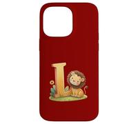 Lettre de l'alphabet L pour lion Coque pour iPhone 14 Pro Max