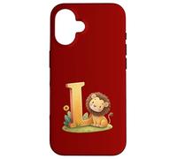 Lettre de l'alphabet L pour lion Coque pour iPhone 16