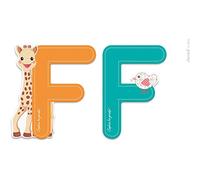 Lettre de l'alphabet Sophie la girafe F - Janod