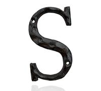 Lettre de maison en fonte de 12,7 cm de haut, idéale pour correspondre aux numéros de maison en fonte de 5,5 cm