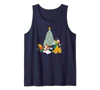 Lettre de Noël au Père Noël de Disney avec Mickey Mouse et Pluton Débardeur, Homme, Bleu Marine, S