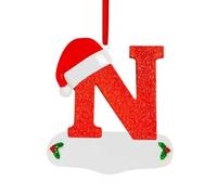 Lettre Décoration de Sapin de Noël Pendentif Lettre Nouveau Pendentif 26 Ans Ornement DI Xmas L1W5 Lettres Décor Acrylique Vacances