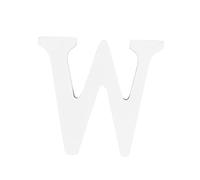 Lettre Décorative Blanche en Bois W 8cm pour Maison