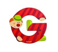 Lettre Décorative Clown En Bois : G