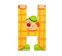 Lettre Décorative Clown En Bois : H