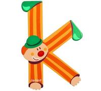 Lettre Décorative Clown En Bois : K