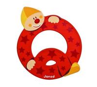 Lettre Décorative Clown En Bois : Q