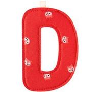 Lettre décorative - D - Tissu - 9,5cm - Décoration de chambre - Enfant - Lilliputiens Multicolore G