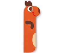 Lettre décorative 'I' en bois Animaux Amusants 6cm Scratch® - Lettre