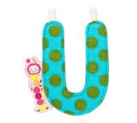 Lettre décorative : Juliette la chenille : Lettre U