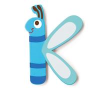 Lettre décorative 'K' en bois Animaux Amusants 6cm Scratch® - Lettre