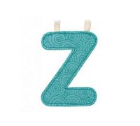 Lettre en tissu à suspendre Z (9,5 cm)