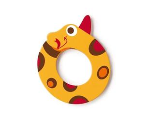 Lettre décorative 'O' en bois Animaux Amusants 6cm Scratch® - Lettre