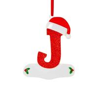 Lettre décorative pour sapin de Noël - Pendentif décoratif en acrylique - Lettre Année U7M9 - Noël - Nouveau 26
