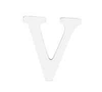 Lettre Décorative V en Bois Blanc 8cm, Décoration DIY Maison