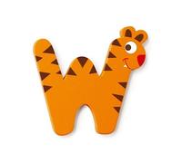 Lettre décorative W' en bois Animaux Amusants 6cm Scratch® - Lettre e