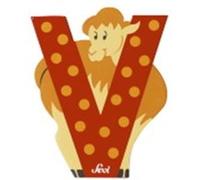 Lettre décorative Zoo V G