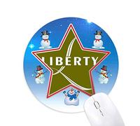 lettre d'expression la liberté de retard bonhomme de neige, tapis de souris série star mat