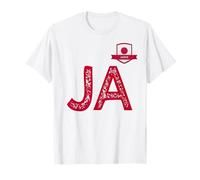 Lettre Drapeau Humain Japon JA Japon T-Shirt