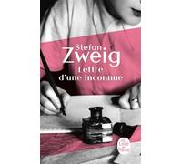 Lettre d'une inconnue - Stefan Zweig - Lgf - Poche - Roman
