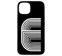 Lettre E - Alphabet Majuscule rétro Coque pour iPhone 13