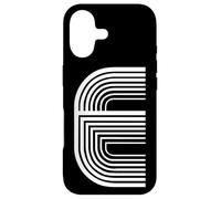 Lettre E - Alphabet Majuscule rétro Coque pour iPhone 17