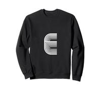 Lettre E - Alphabet Majuscule rétro Sweatshirt