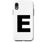 Lettre E - Costume Assorti pour Halloween et Spectacles dramatiques Coque pour iPhone XR