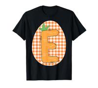 Lettre E de l'alphabet Carotte Art Mignon Initiale décor T-Shirt
